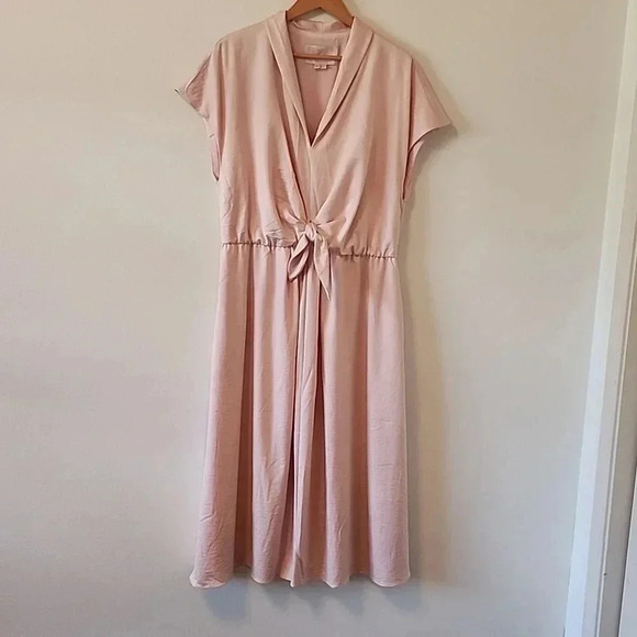 Gal Meets Glam Pink Midi Dress - Picture 2 of 15